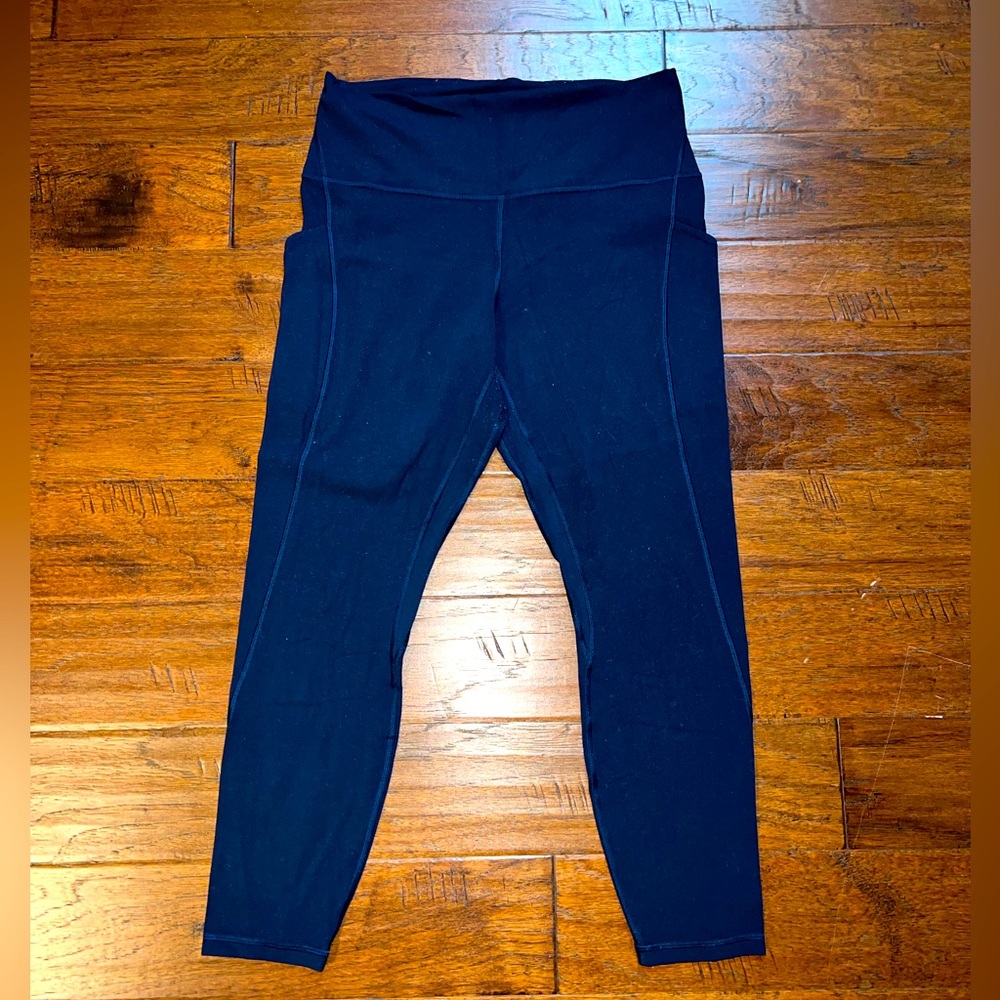 Lululemon cropped leggings - navy